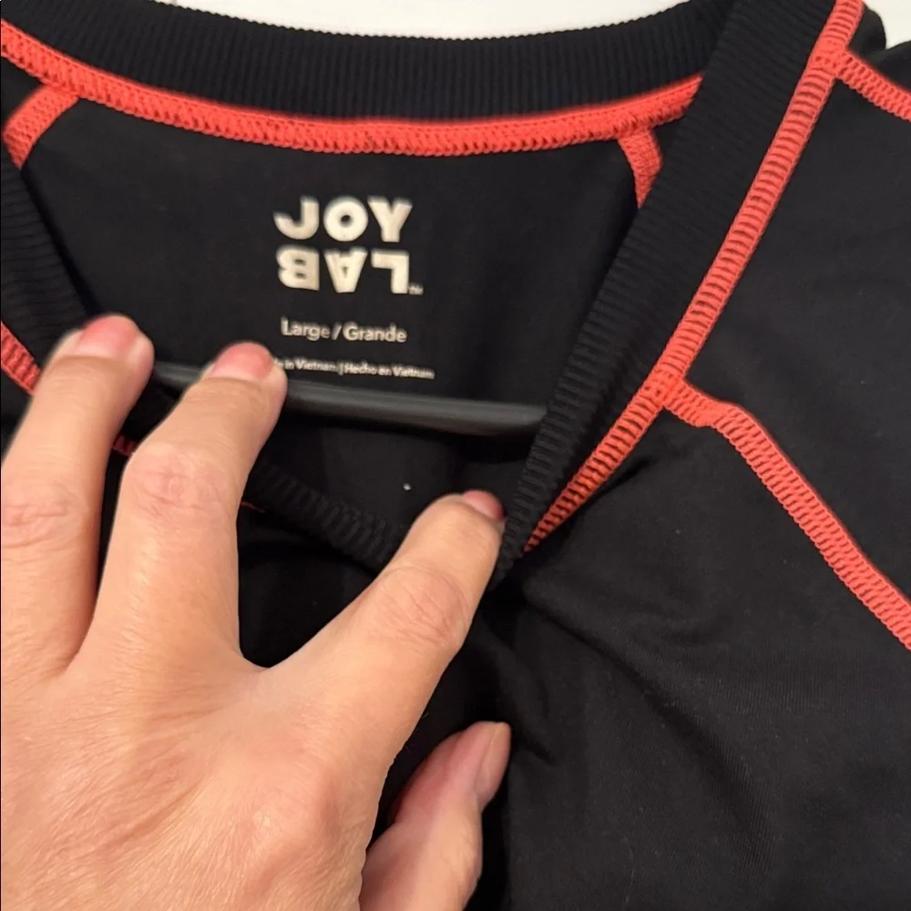 JoyLab Black and Red Activewear | LARGE - Picture 7 of 8